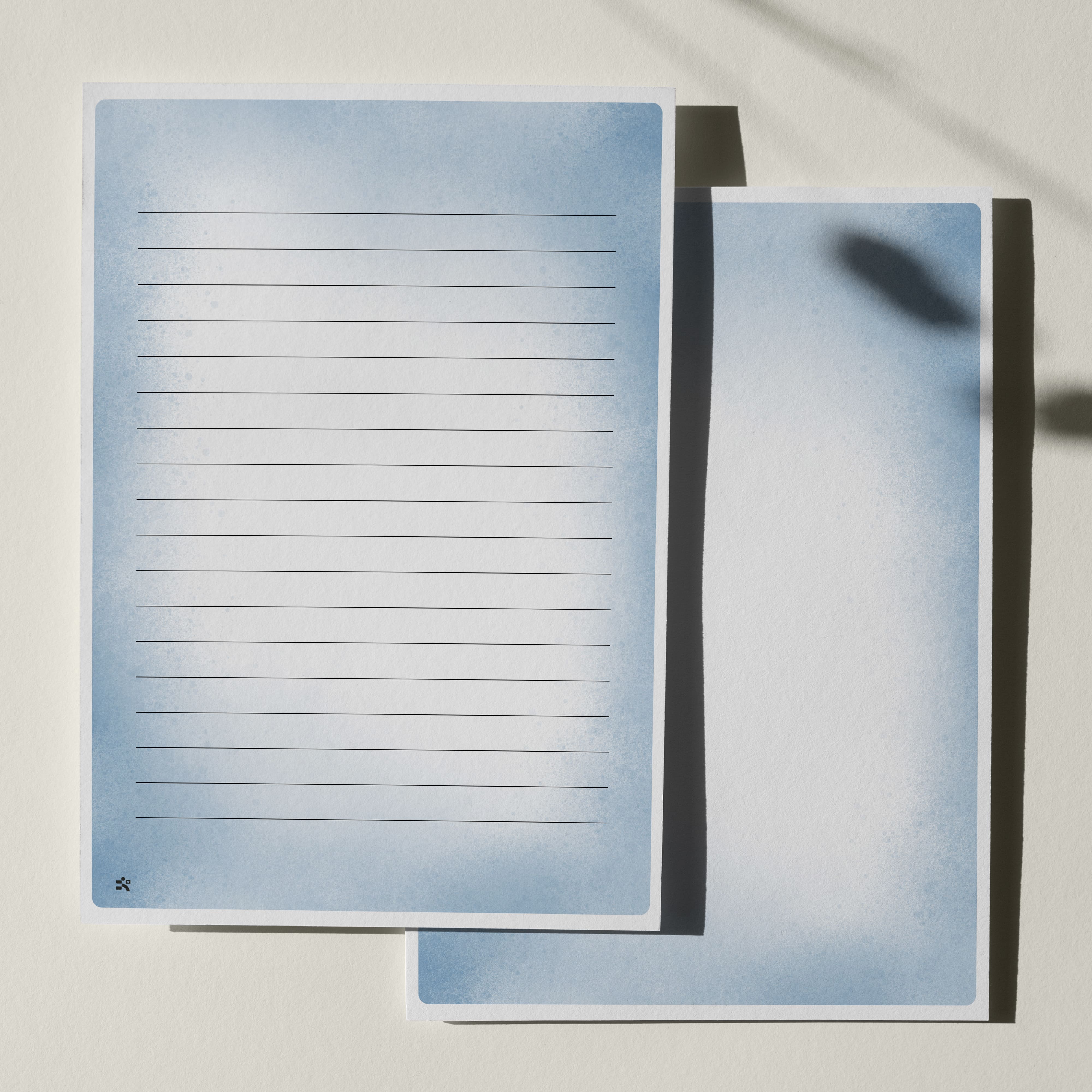 우체톡 편지지 테마 : 파스텔 톤 편지지 (뒷면)