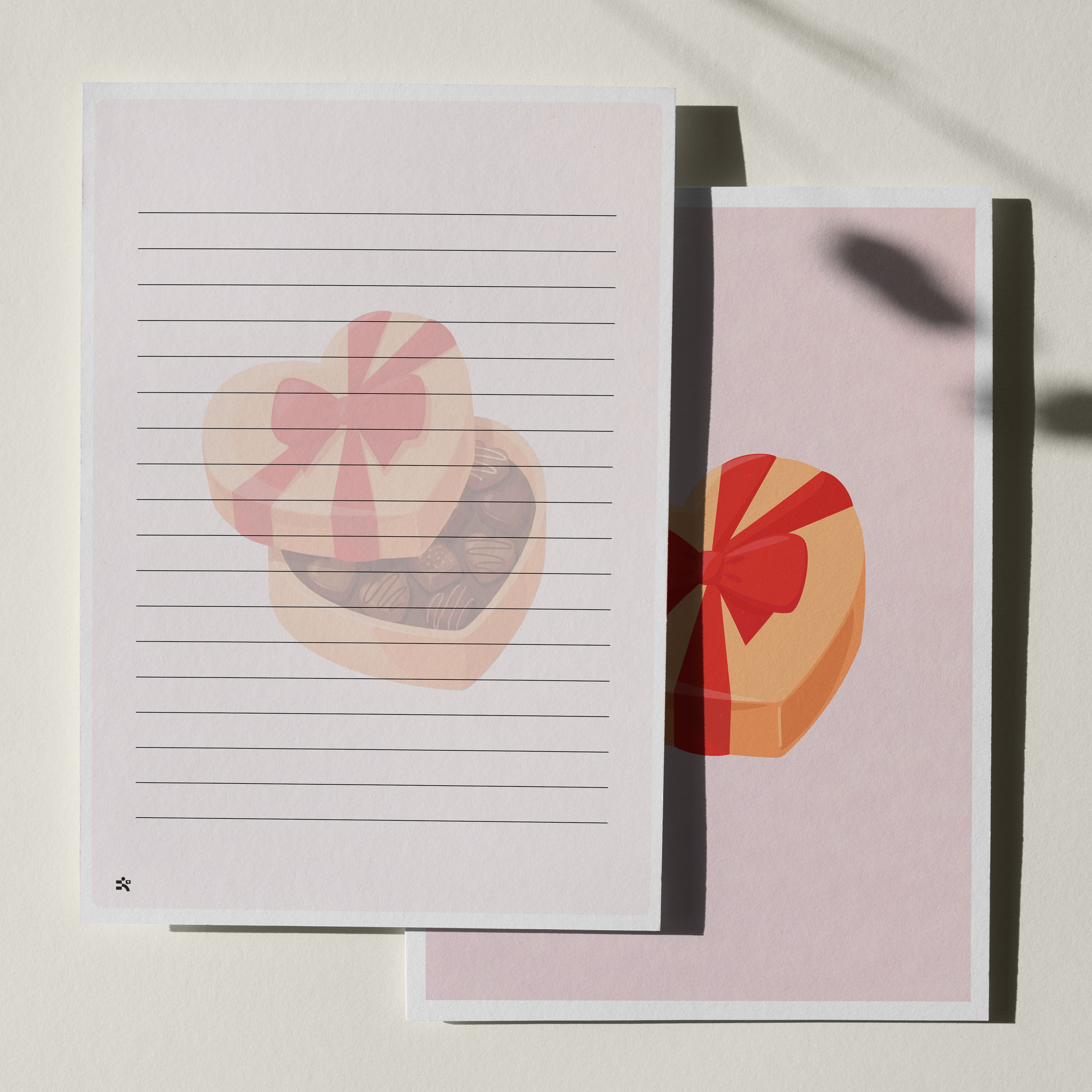 우체톡 편지지 테마 : 너에게 주는 선물 (뒷면)