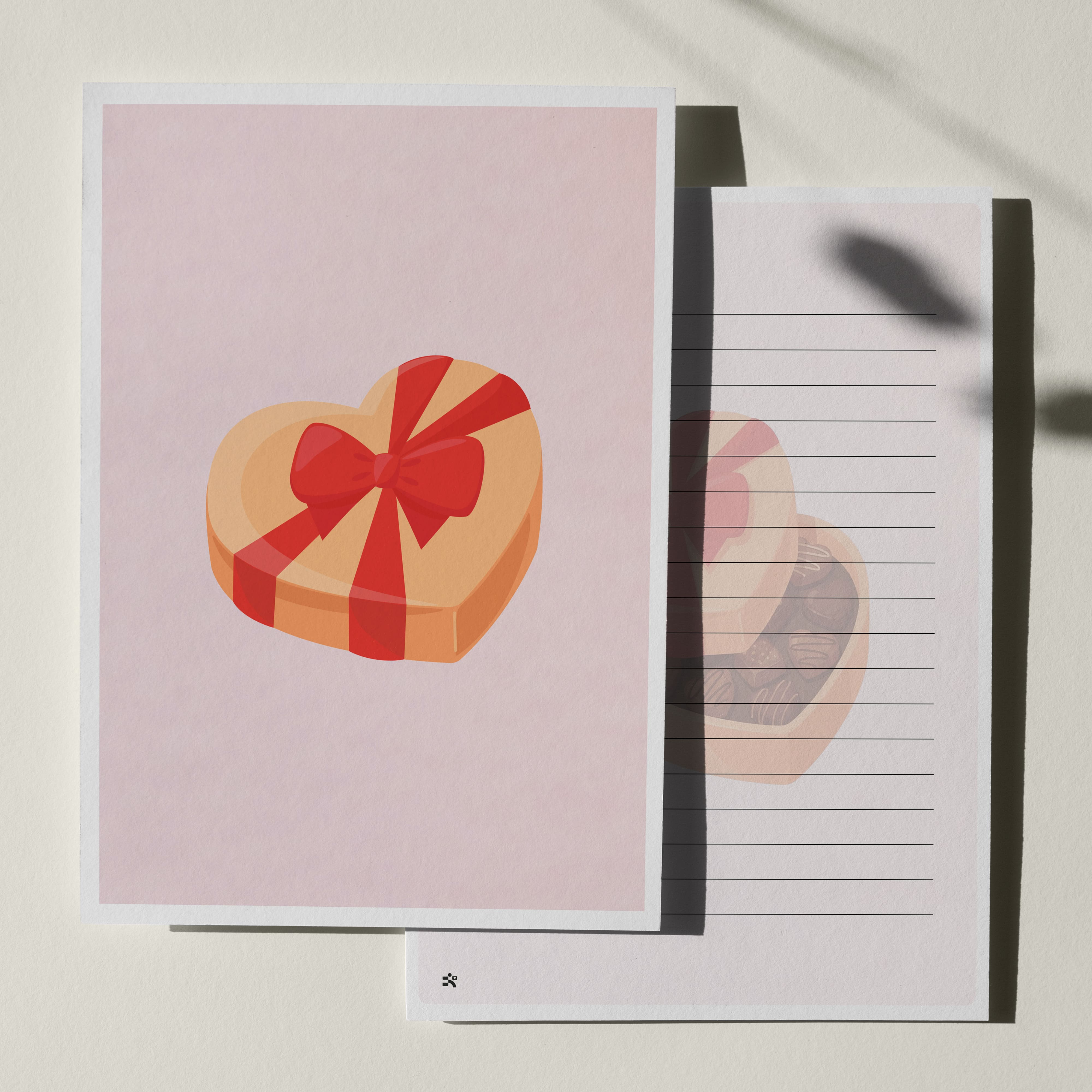 우체톡 편지지 테마 : 너에게 주는 선물 (앞면)