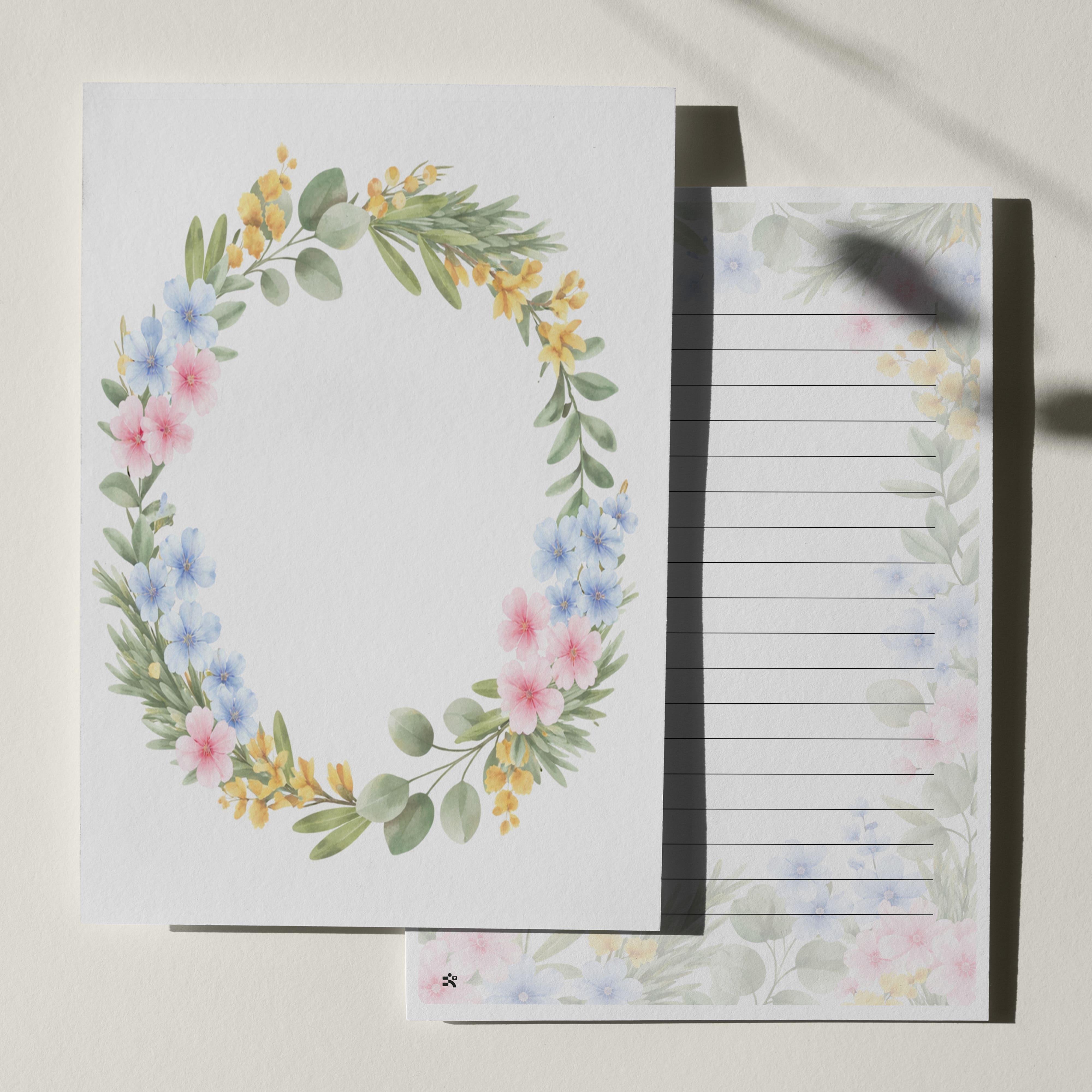 우체톡 편지지 테마 : 봄 part.3 (앞면)