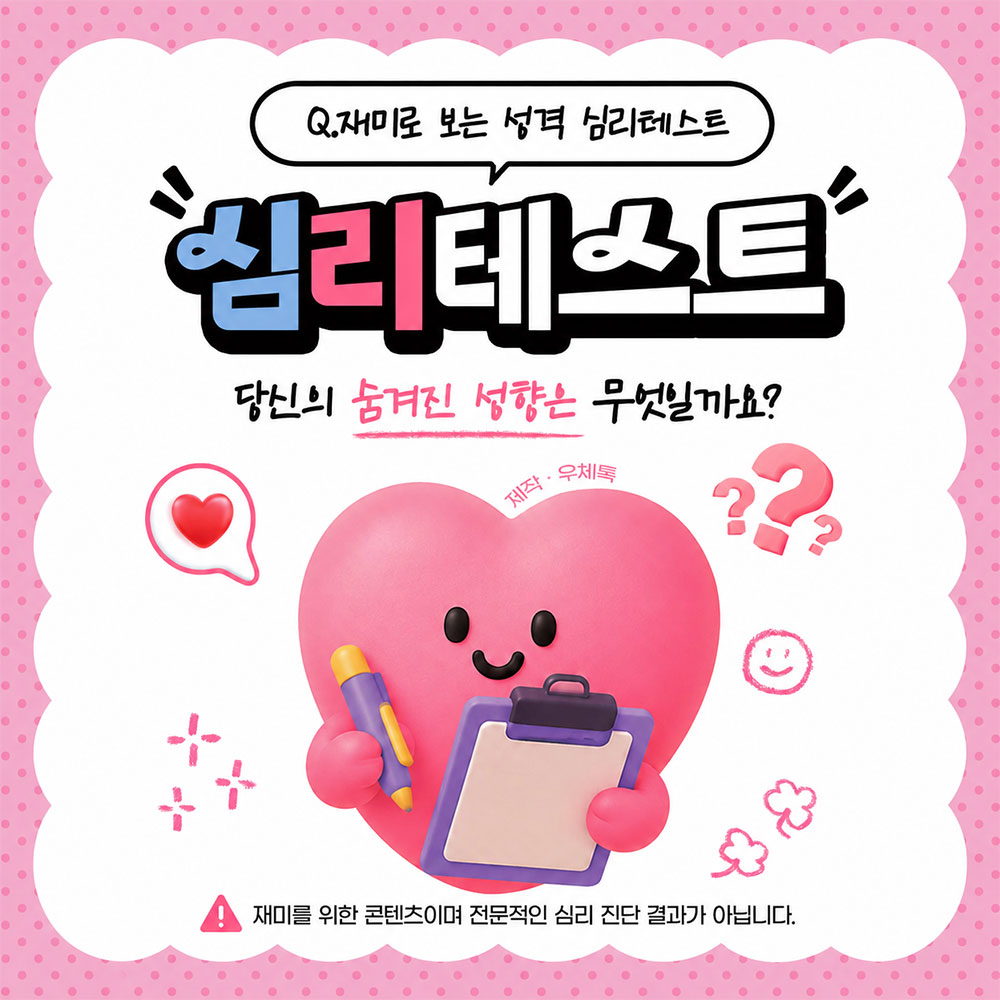 나도 몰랐던 나의 성격 심리테스트 썸네일