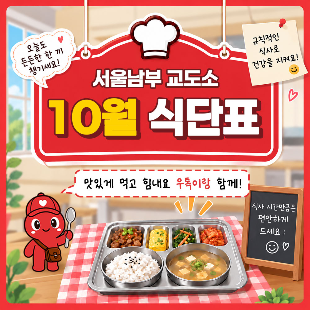 10월 식단표(서울남부 교도소) 썸네일